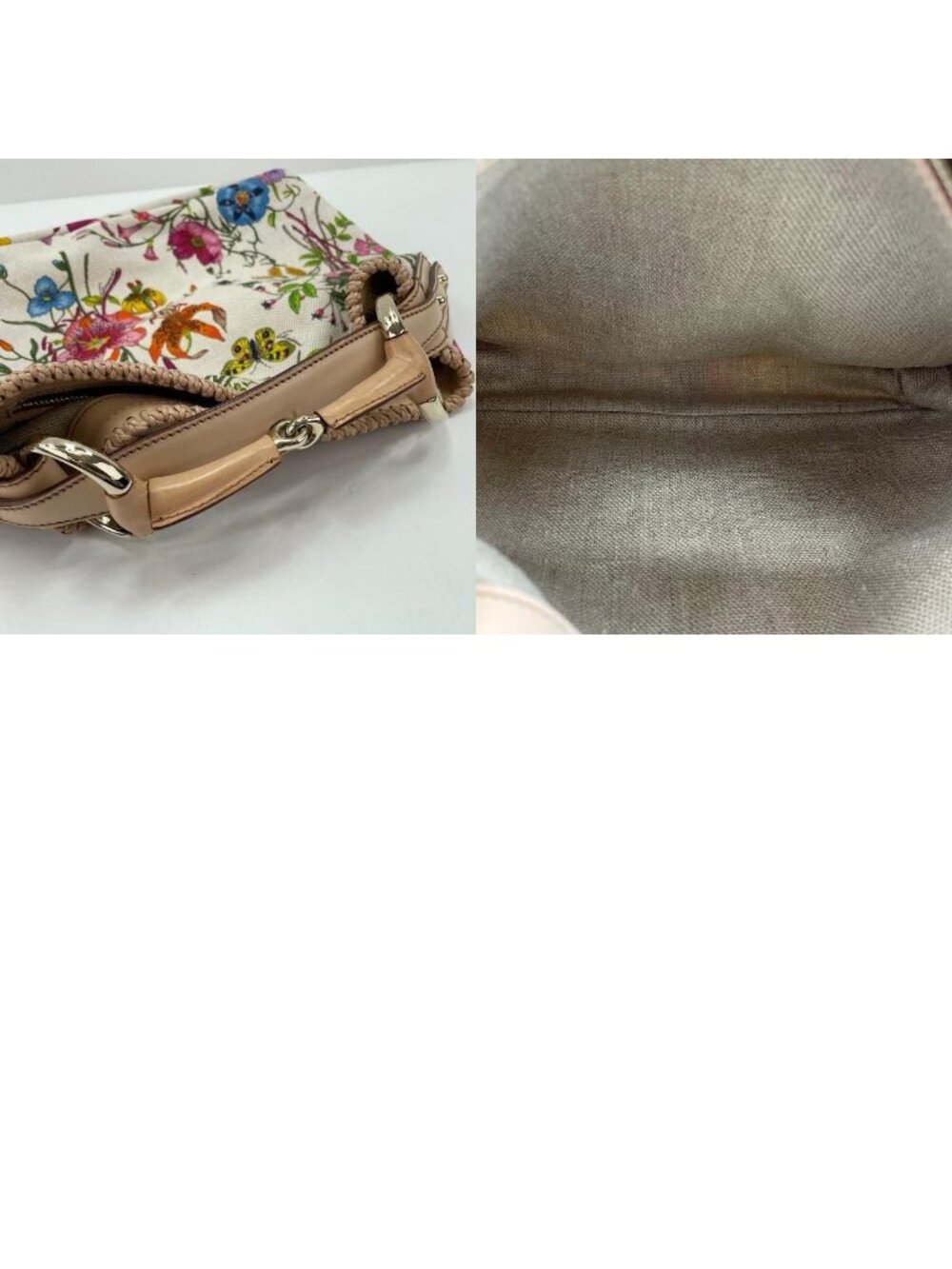 Gucci Handbag Canvas Floral - Picture 10 of 10